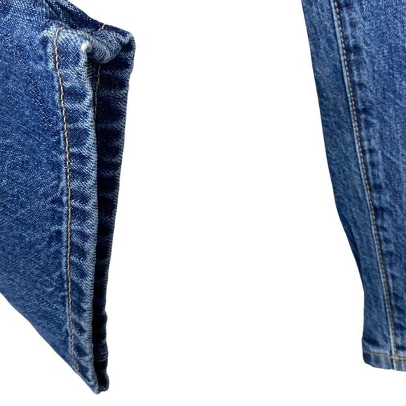 Current Elliott The Vintage Cropped Rehan Blue Medium Wash Slim Denim Jeans 30 - Picture 13 of 16